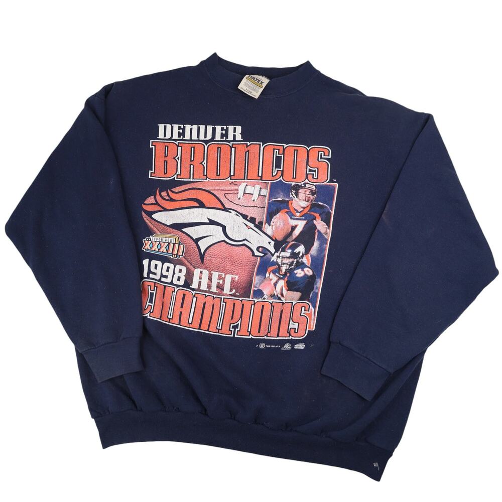 Vintage 90s Denver Broncos Champions Graphic Sweatshirt